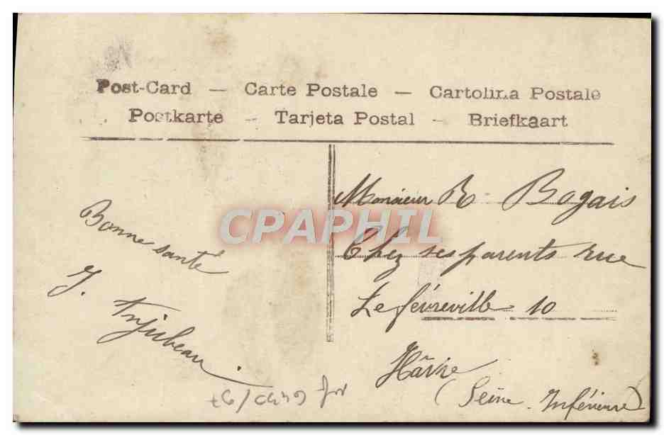 CPA Fantaisie Enfants  — Rückseite