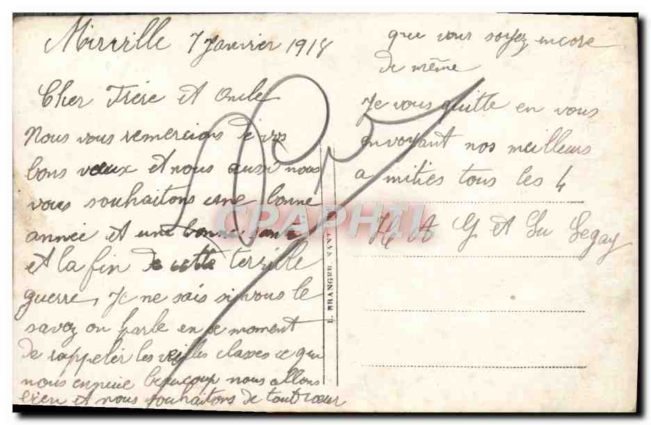 CPA Fantaisie Enfants Noel — Rückseite