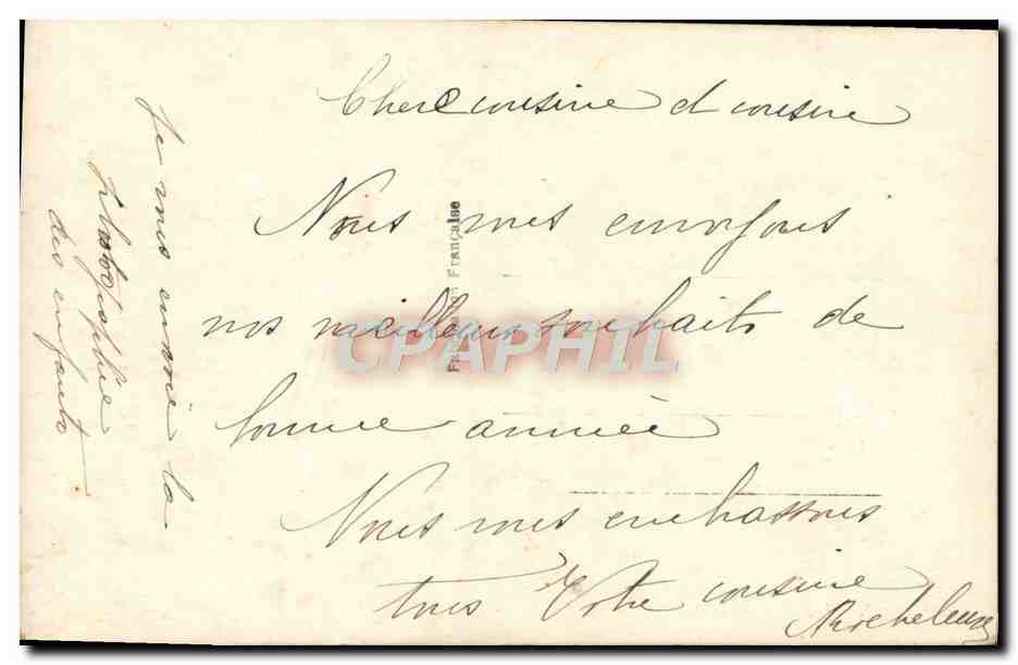 CPA Fantaisie Enfant  — Rückseite