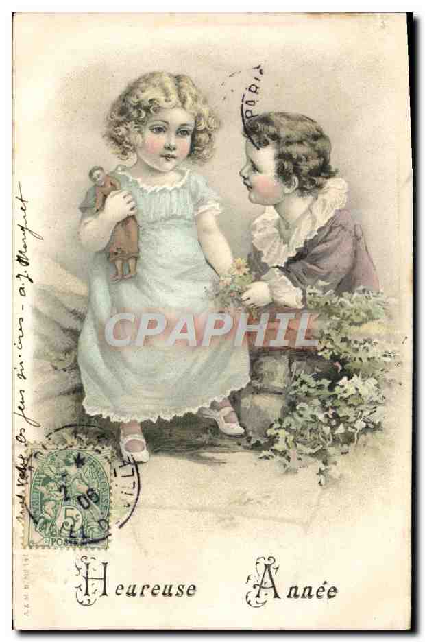 CPA Fantaisie Enfants Poupee 