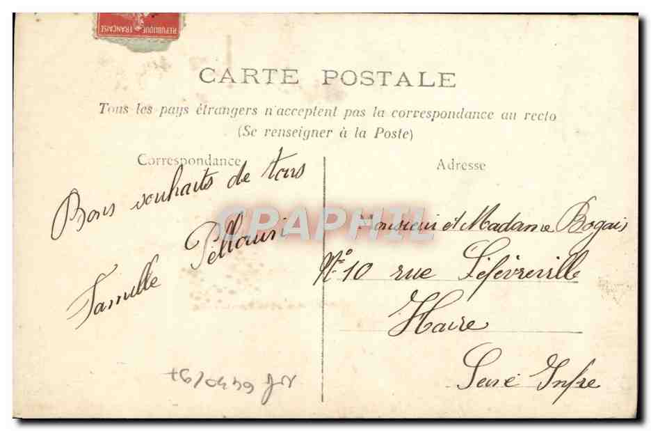 CPA Fantaisie Enfant  — Rückseite