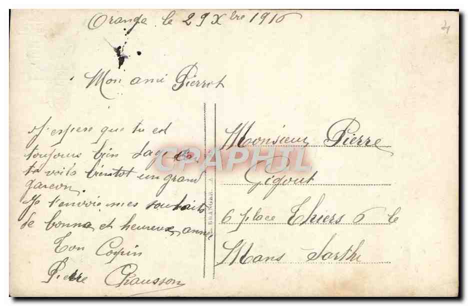 CPA Fantaisie Enfant  — Rückseite