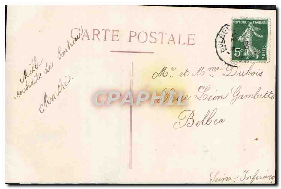 CPA Fantaisie Enfant  — Rückseite