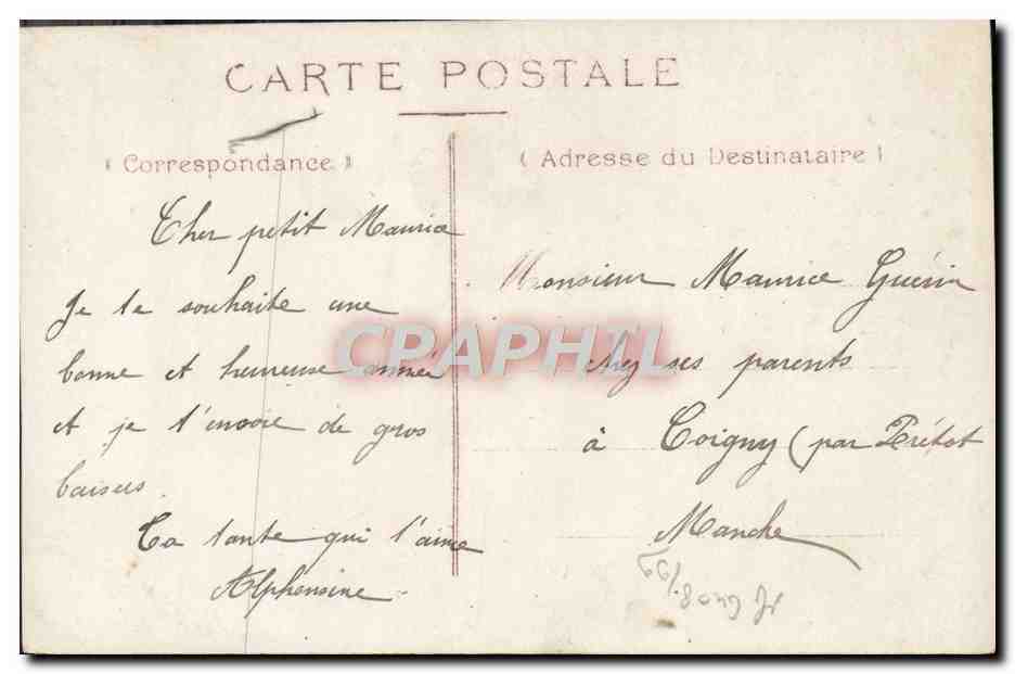 CPA Fantaisie Enfant  — Rückseite