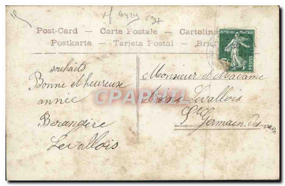 CPA Fantaisie Enfant  — Rückseite