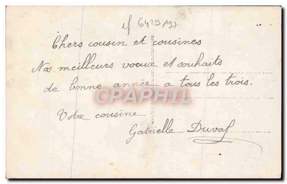 CPA Fantaisie Enfant  — Verso