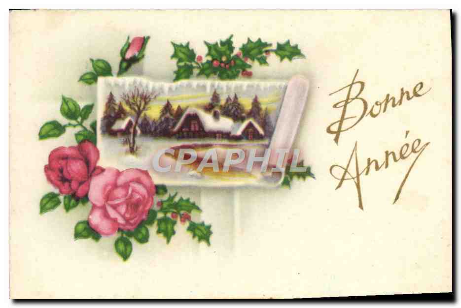 CPA Fantaisie Bonne annee
