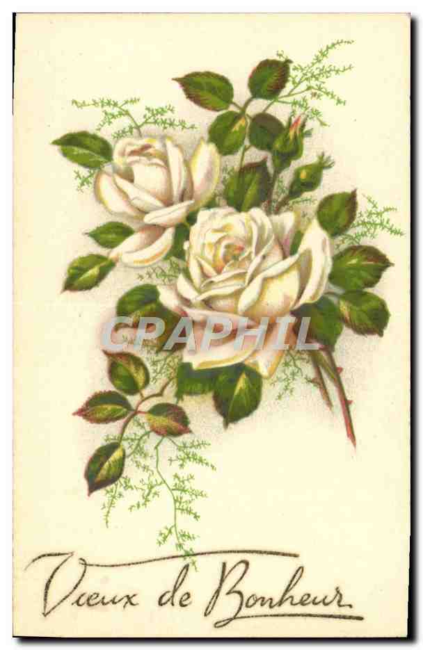 CPA Fantaisie Fleurs