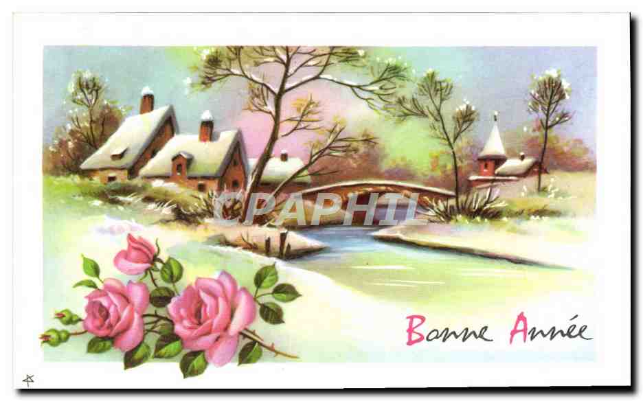 CPA Fantaisie Bonne annee