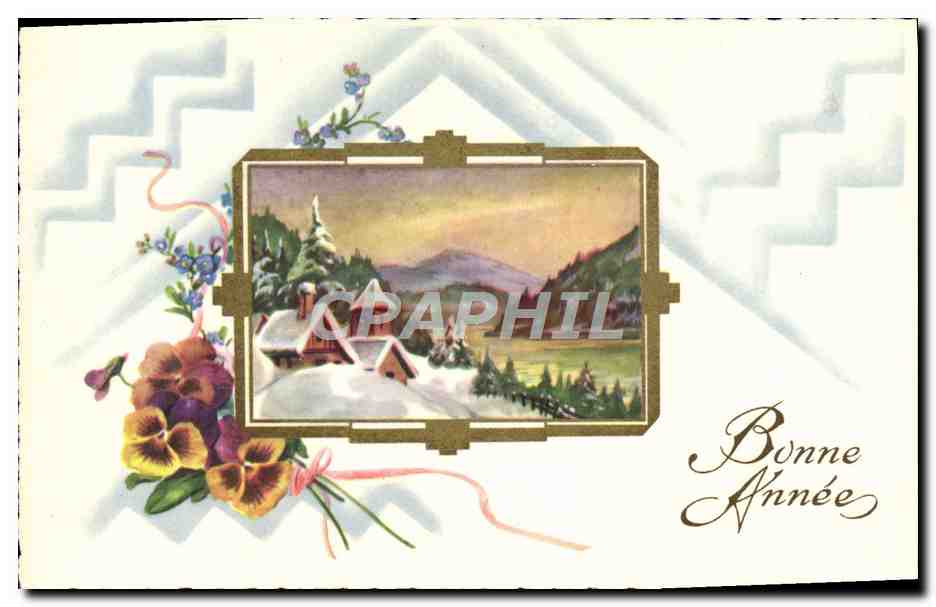CPA Fantaisie Bonne annee