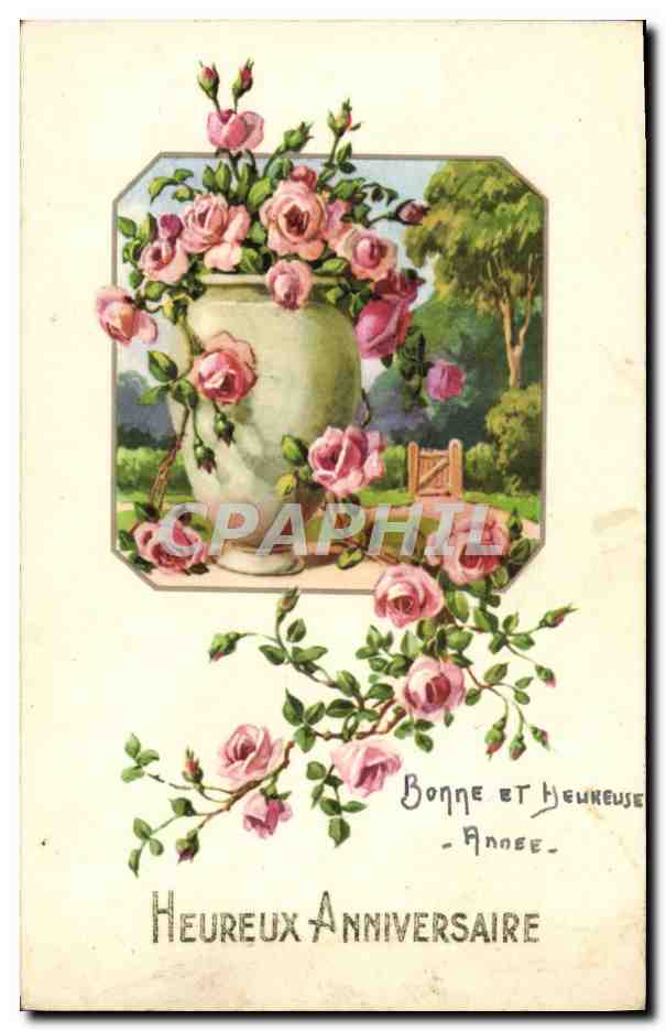 CPA Fantaisie Fleurs