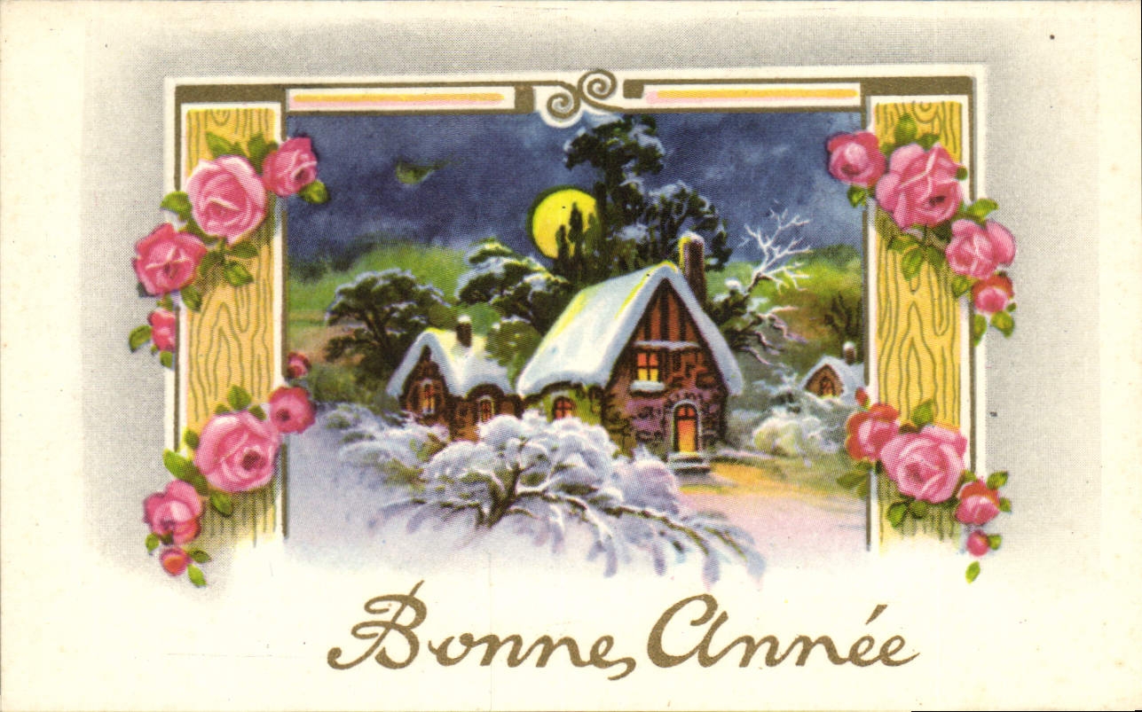 CPA Fantaisie Bonne annee