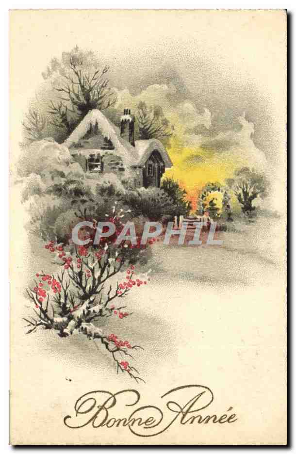 CPA Fantaisie Bonne annee