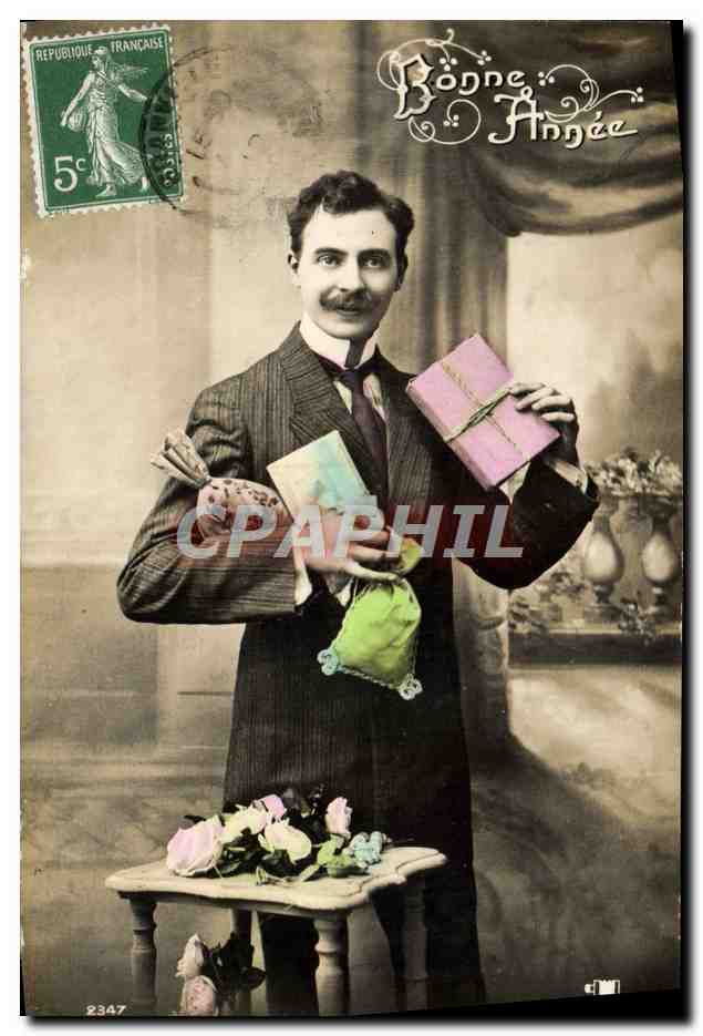 CPA Fantaisie Homme 