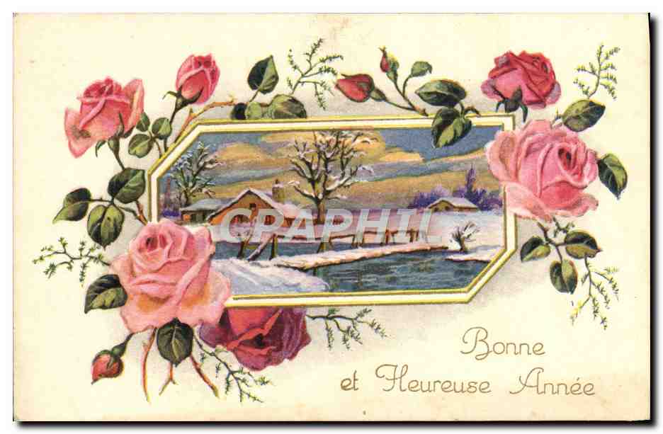 CPA Fantaisie Fleurs