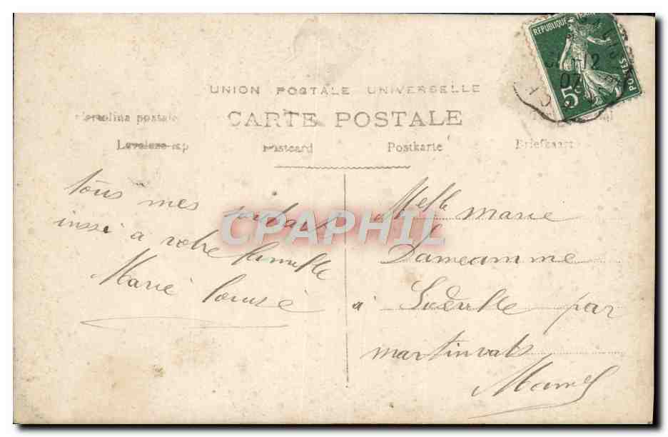 CPA Fantaisie Enfant — Rückseite