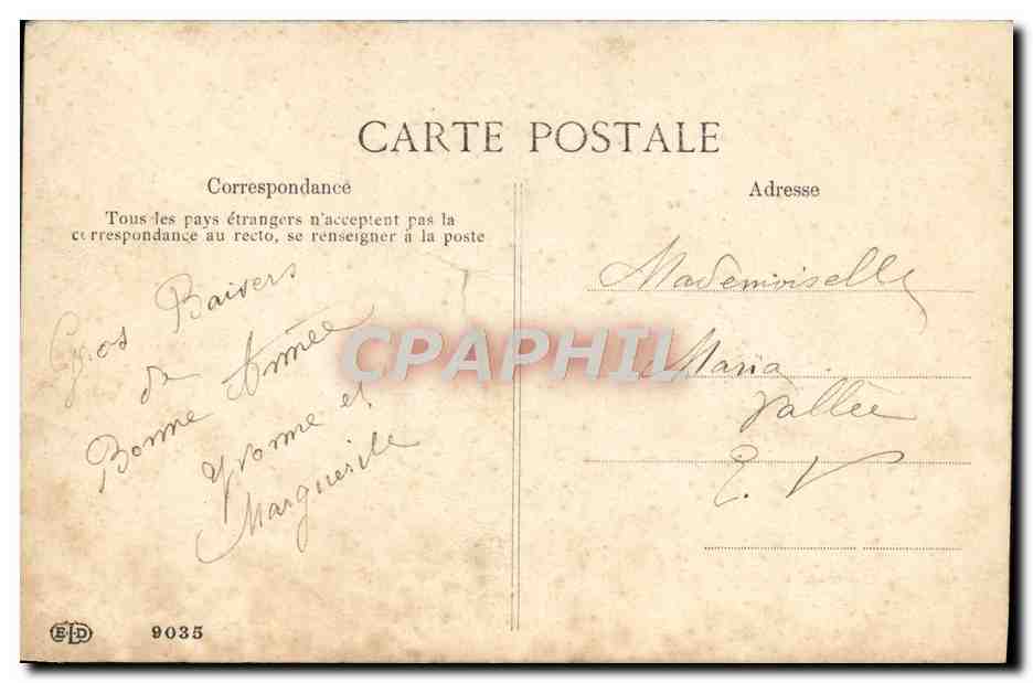 CPA Fantaisie Bonne annee — Verso