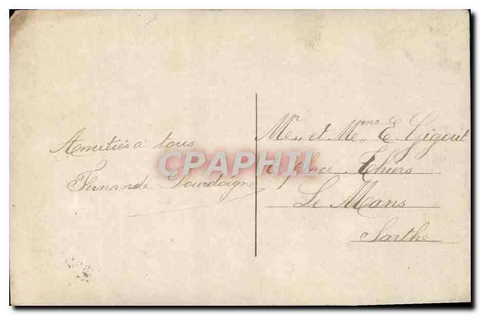 CPA Fantaisie Femme Telephone — Verso