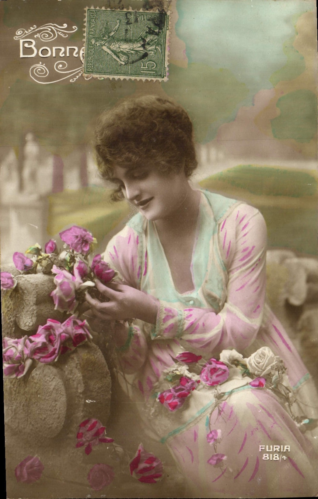 CPA Fantaisie Femme 