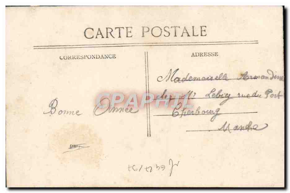 CPA Fantaisie Femme  — Verso