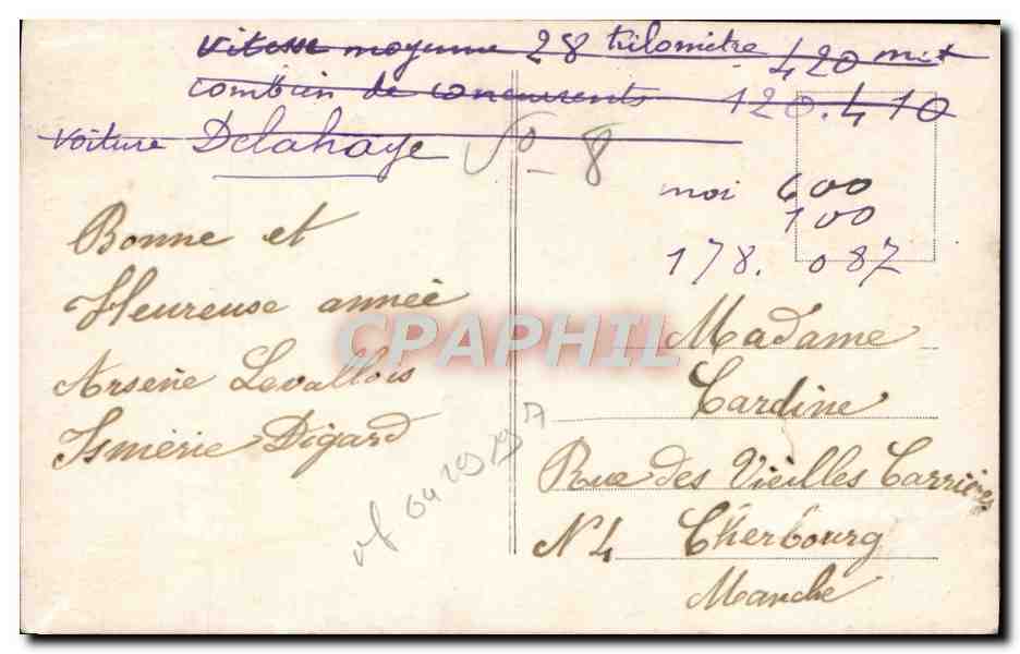 CPA Fantaisie Enfant — Rückseite