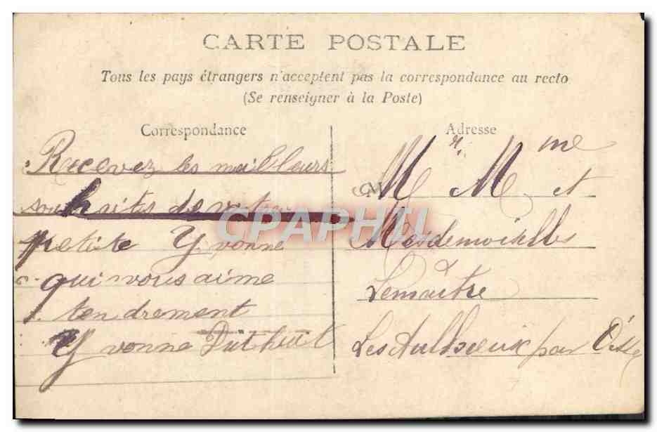 CPA Fantaisie Enfant — Rückseite