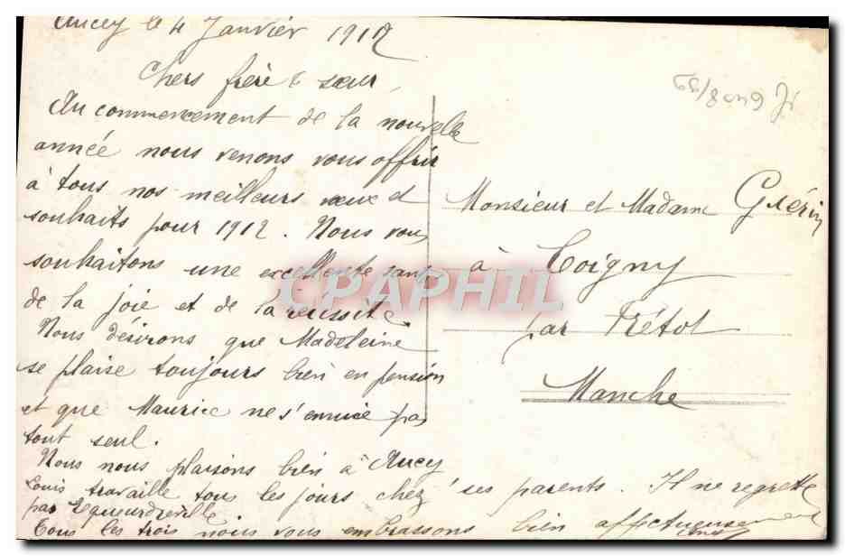 CPA Fantaisie Enfant — Rückseite