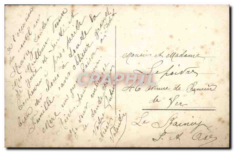 CPA Fantaisie Enfant — Verso