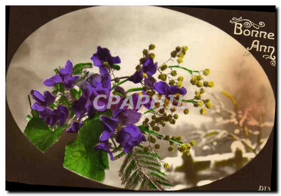 CPA Fantaisie Fleurs
