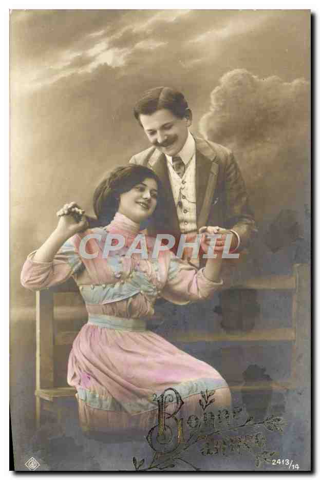 Jeune couple — scène romantique — Bonne Édition, n° 2413/14