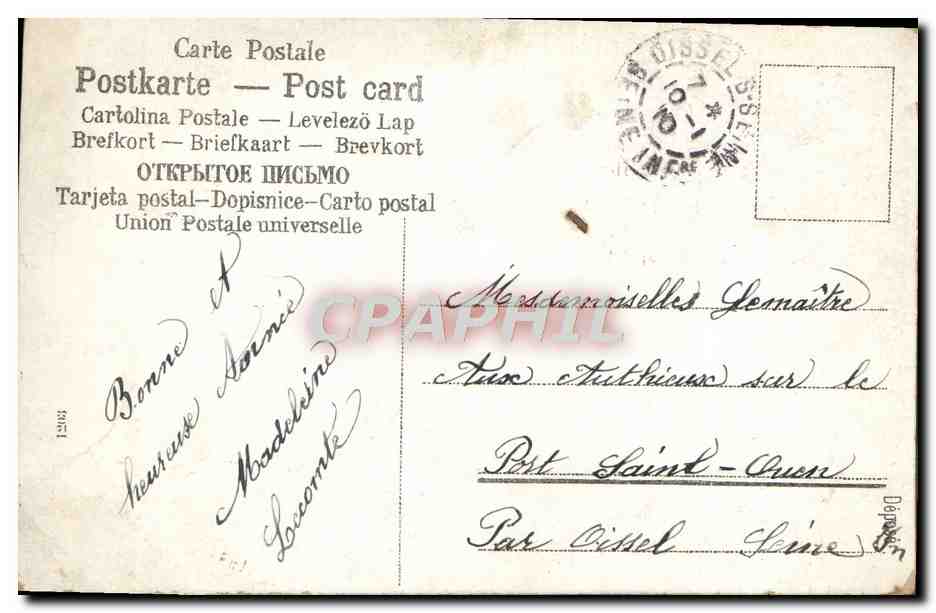 CPA Fantaisie Enfants — Rückseite