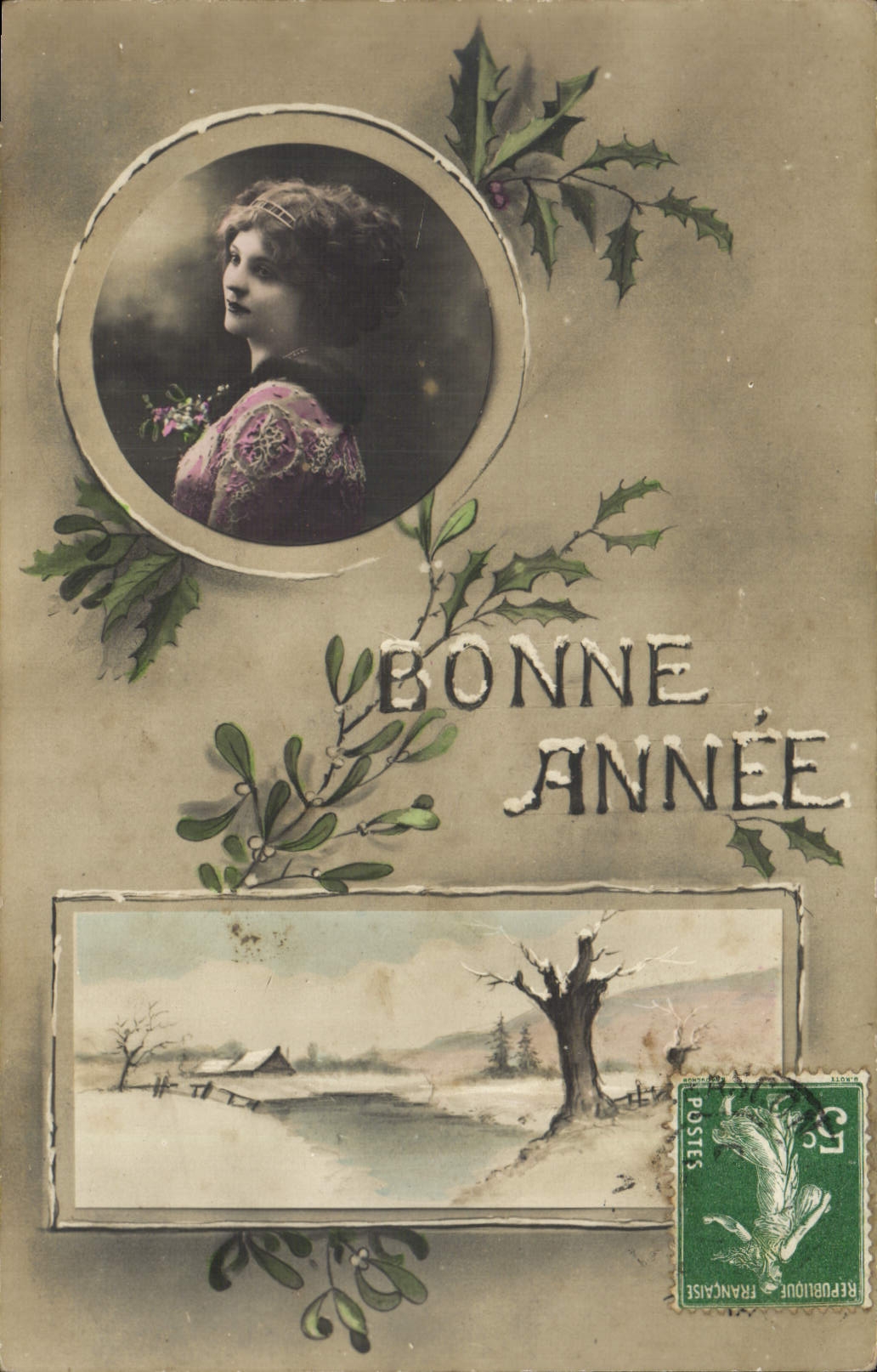 CPA Fantaisie Femme 