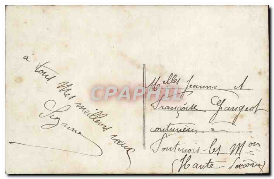 CPA Fantaisie Femme  — Verso