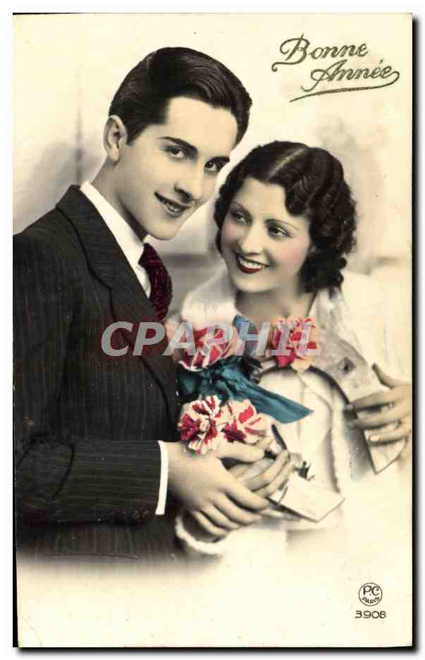 Couple amoureux — Bonne Année — PC Paris n°3908