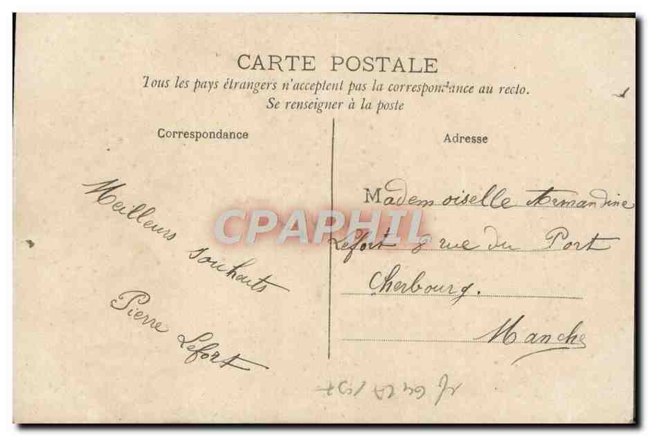 Couple avec cartes de vœux — Bonne Année — CERCÉ n°5011 — Verso