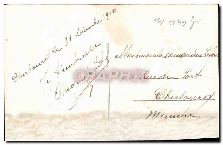 CPA Fantaisie Femme et enfant — Verso