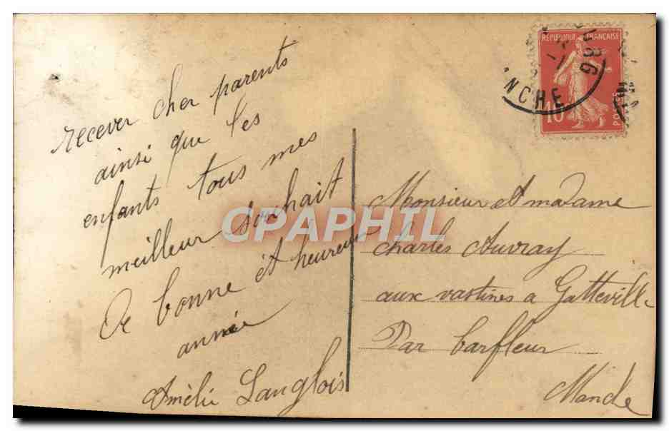 CPA Fantaisie Femmes  — Rückseite