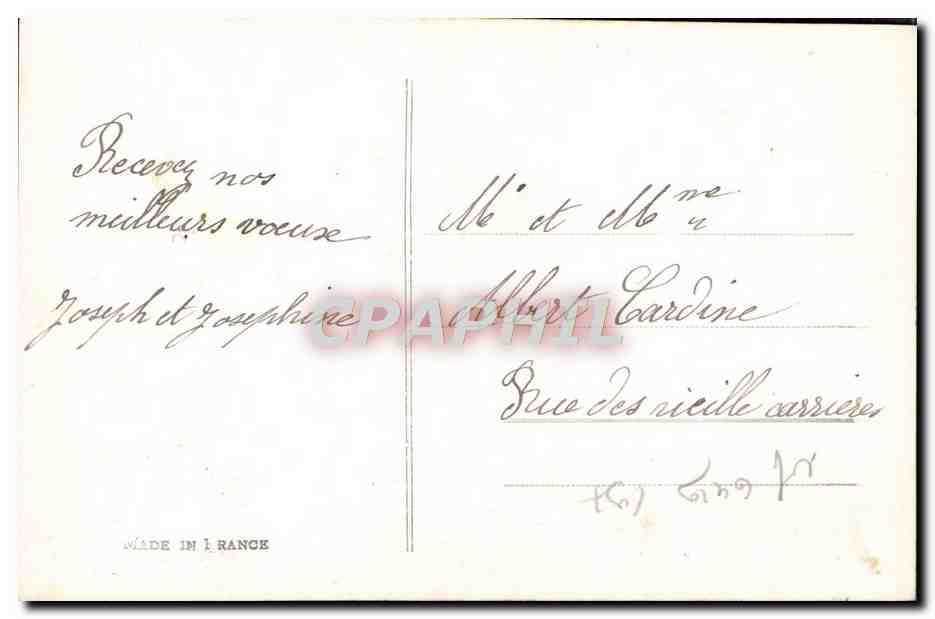 CPA Fantaisie Femme — Reverso