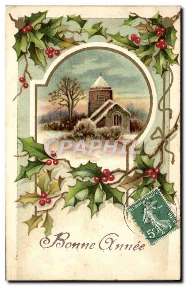 CPA Fantaisie Bonne annee