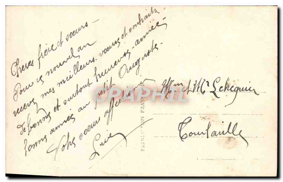Joven mujer sonriente — Feliz Año Nuevo 1931 — Furia 1231 — Reverso