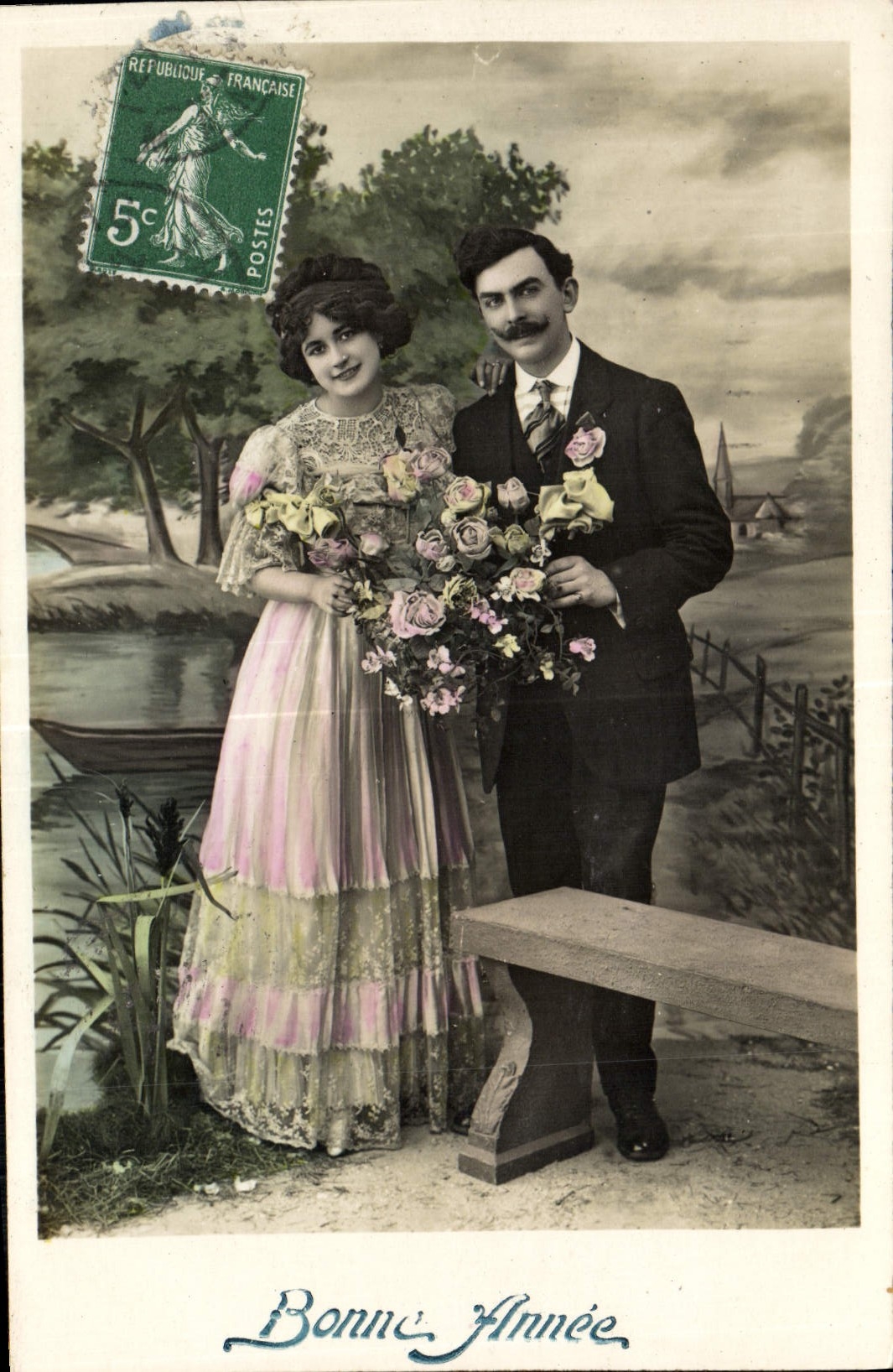 Couple — Bonne Année — éditeur N. 642