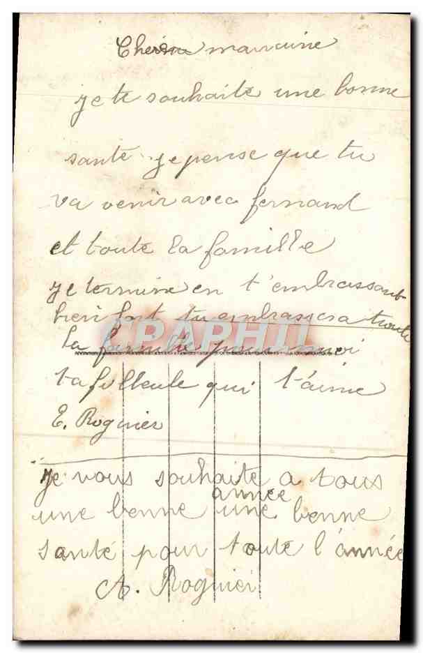 CPA Fantaisie Enfant — Rückseite
