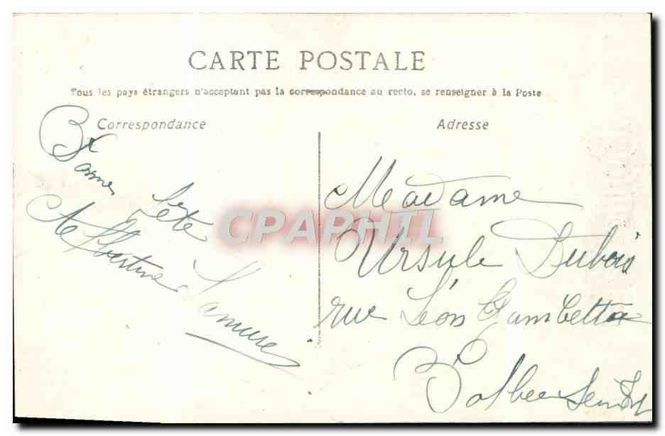 Junge Frau in geschmücktem Kleid — Frohe Geburtstagskarte — Verleger Irin, Nr. 865 — Rückseite
