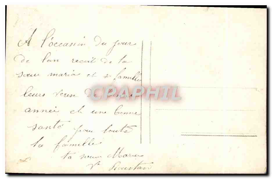 CPA Fantaisie Femme  — Verso