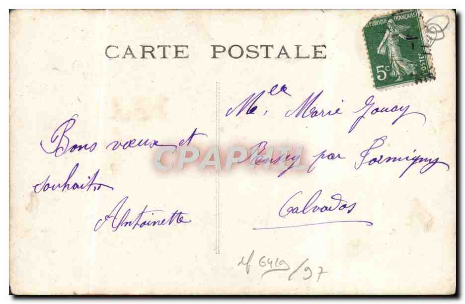 CPA Fantaisie Enfant — Verso