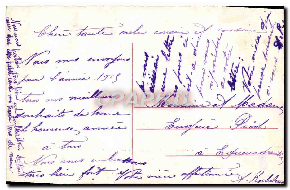 Jeune femme en chapeau orné — Bonne Année — CAR — Reverso