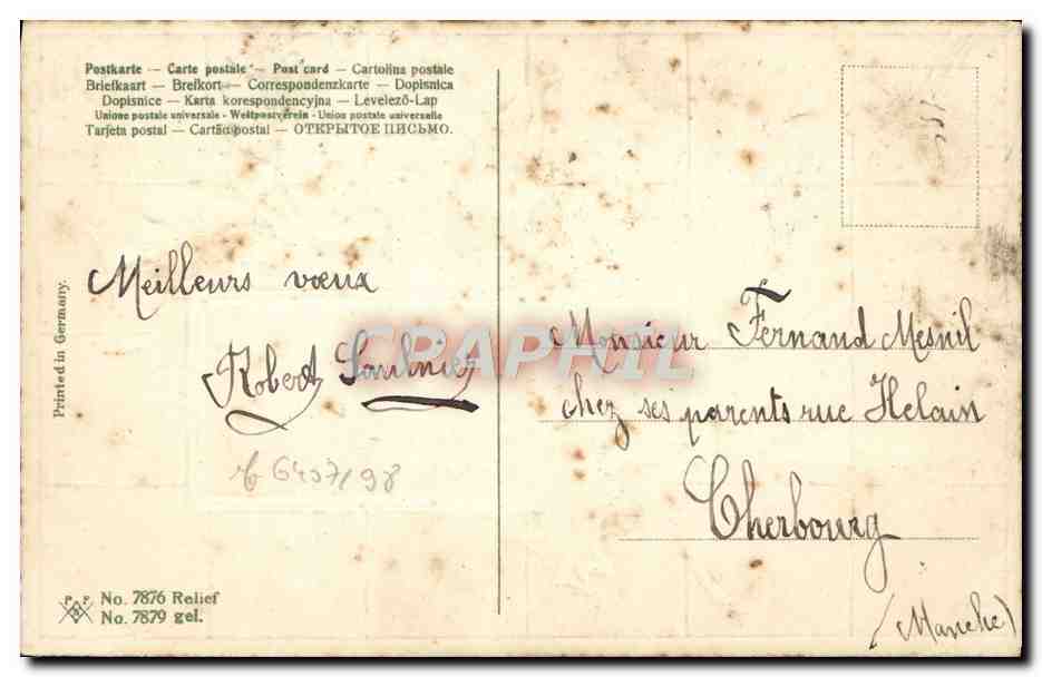 CPA Fantaisie Heureuse annee — Verso
