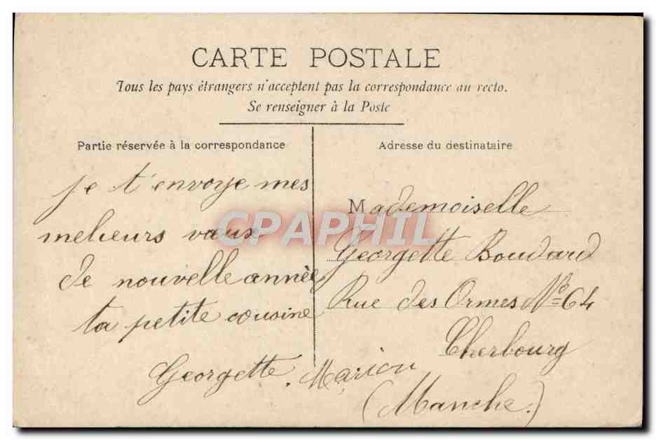 CPA Fantaisie Enfant — Rückseite