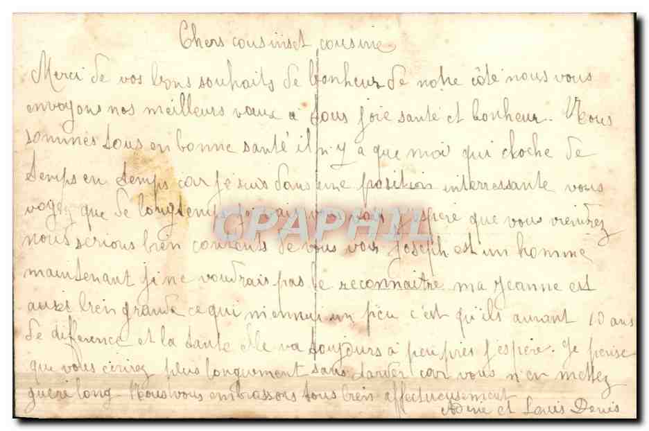 CPA Fantaisie Enfants bonhomme de neige — Rückseite