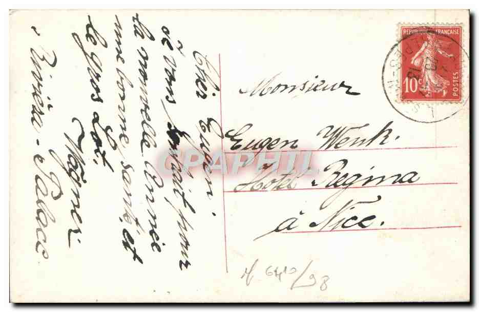 CPA Fantaisie Enfant — Verso